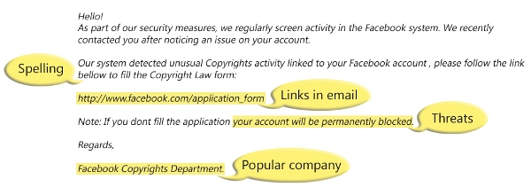 Computer Repairs Brisbane Phishing Email Example